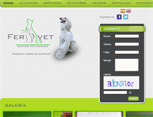 Tablet Screenshot of cvfervet.com